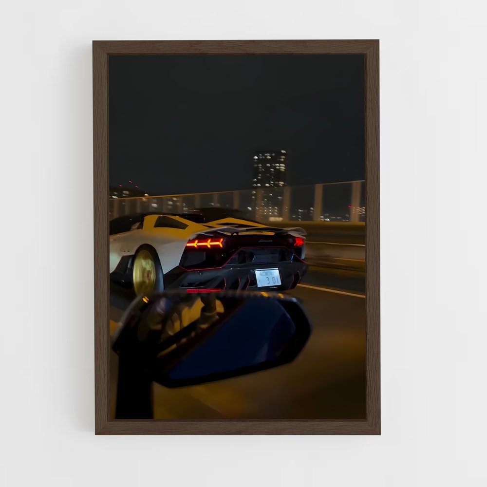 Poster Aventador svj autoroute – affiche Lamborghini (vue 5)
